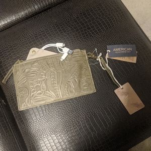 American leather charging purse NWT
